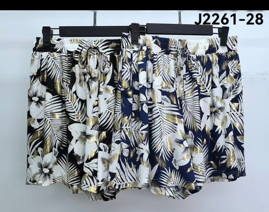 🌺 Short magique fleurs tropicales 🌺 ( J22261-28)