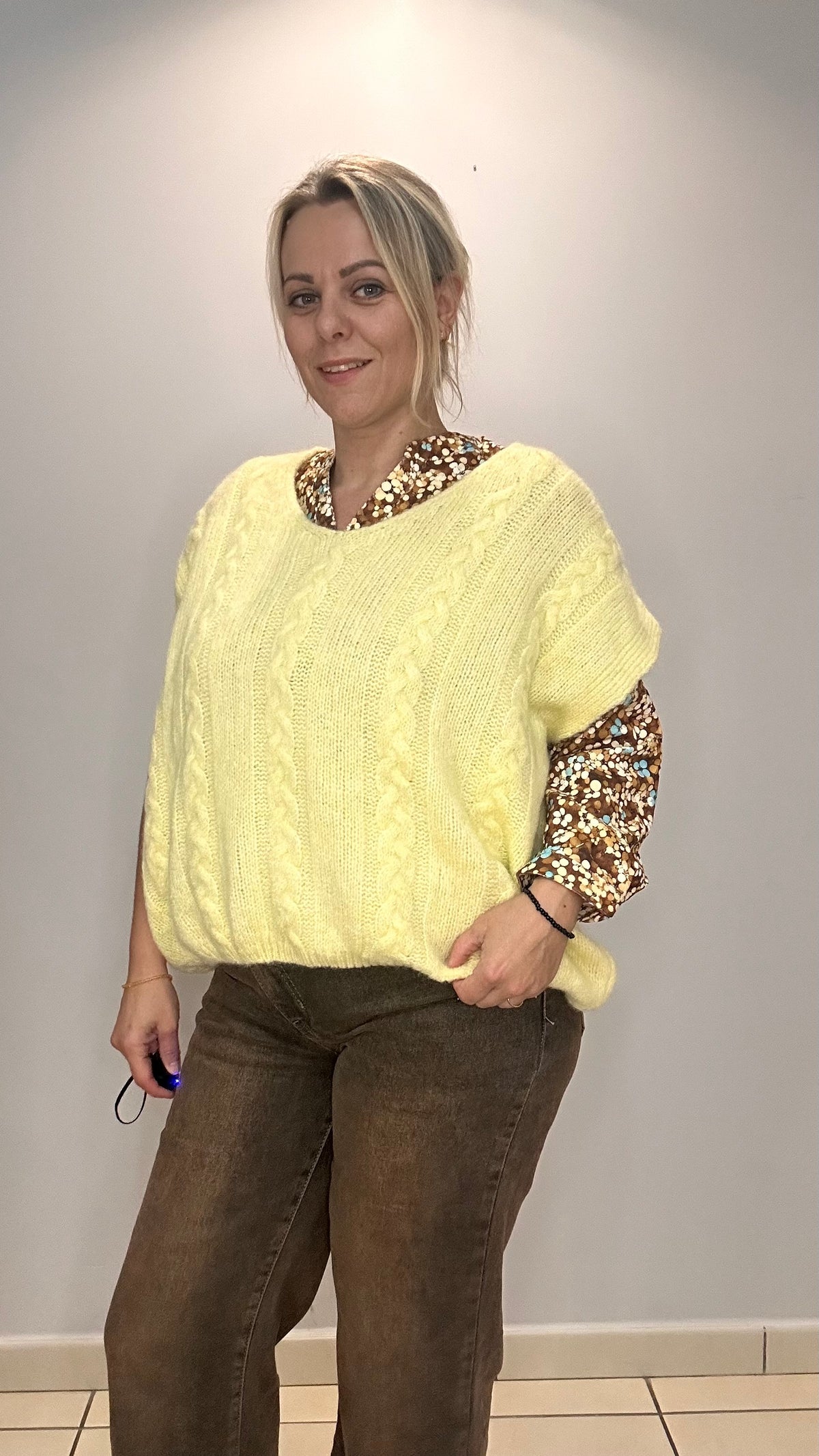 🤎 Blouse effet daim