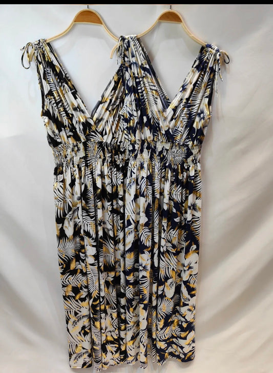 Robe magique ( fleurs tropicales)