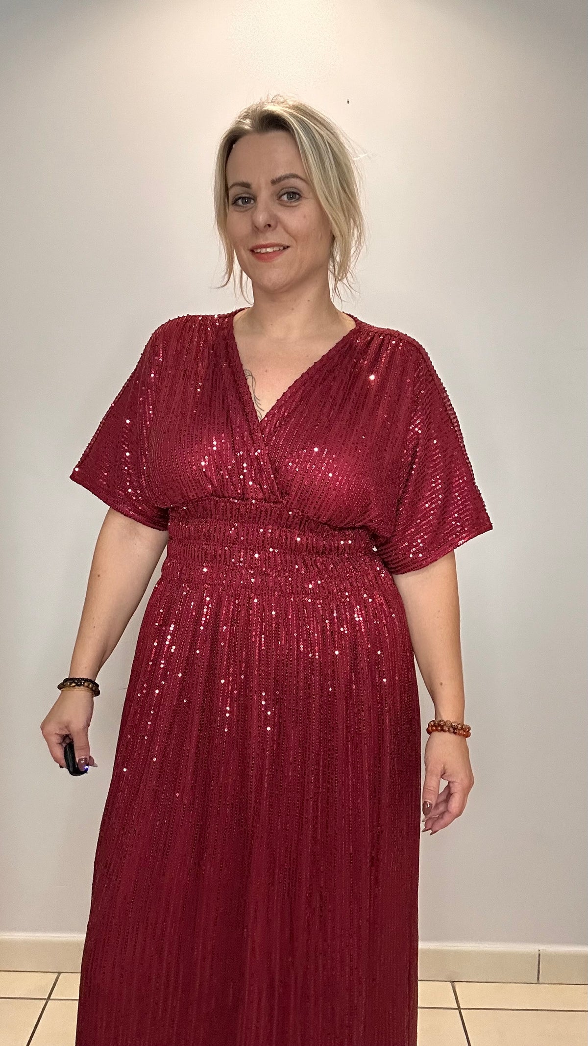 Robe Magique Longue à Sequins ✨