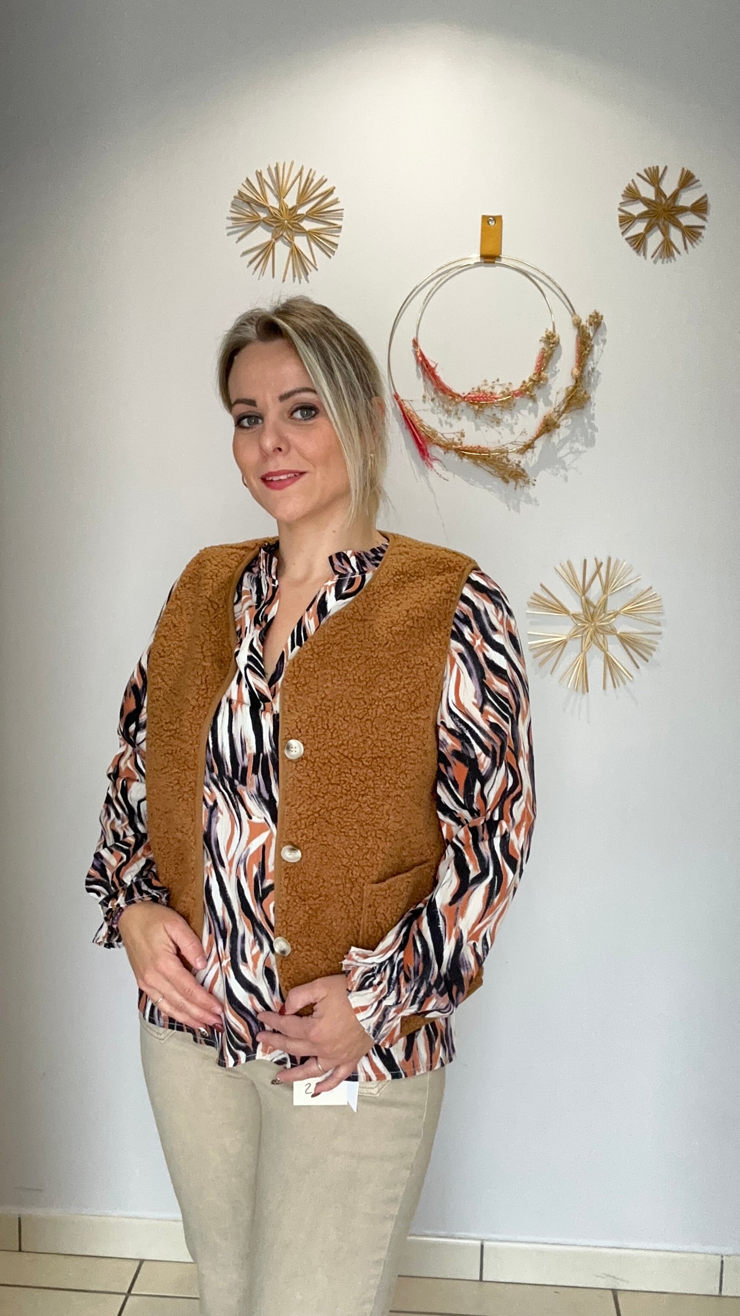 Gilet en moumoute douce (GT)