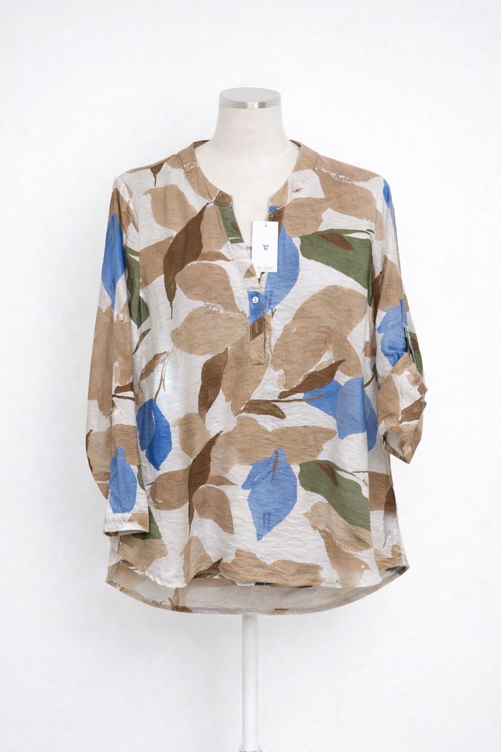 Blouse Imprimé marron