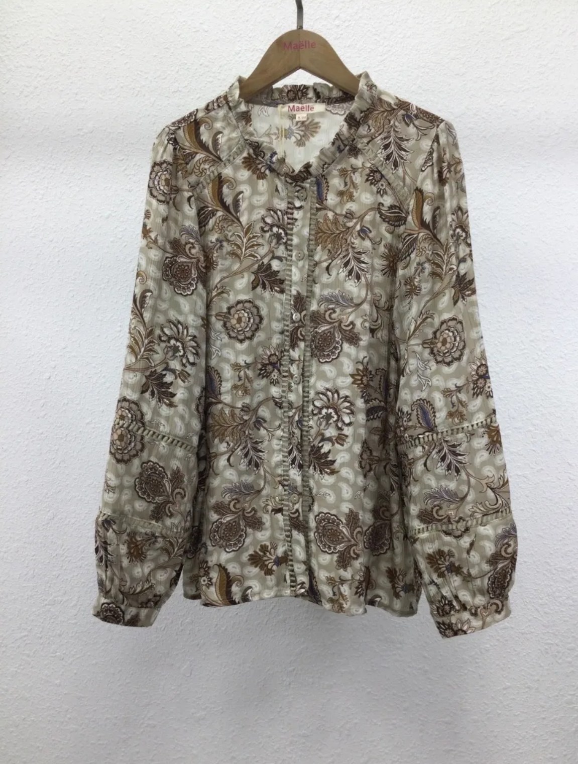Blouse imprimée chic et fluide