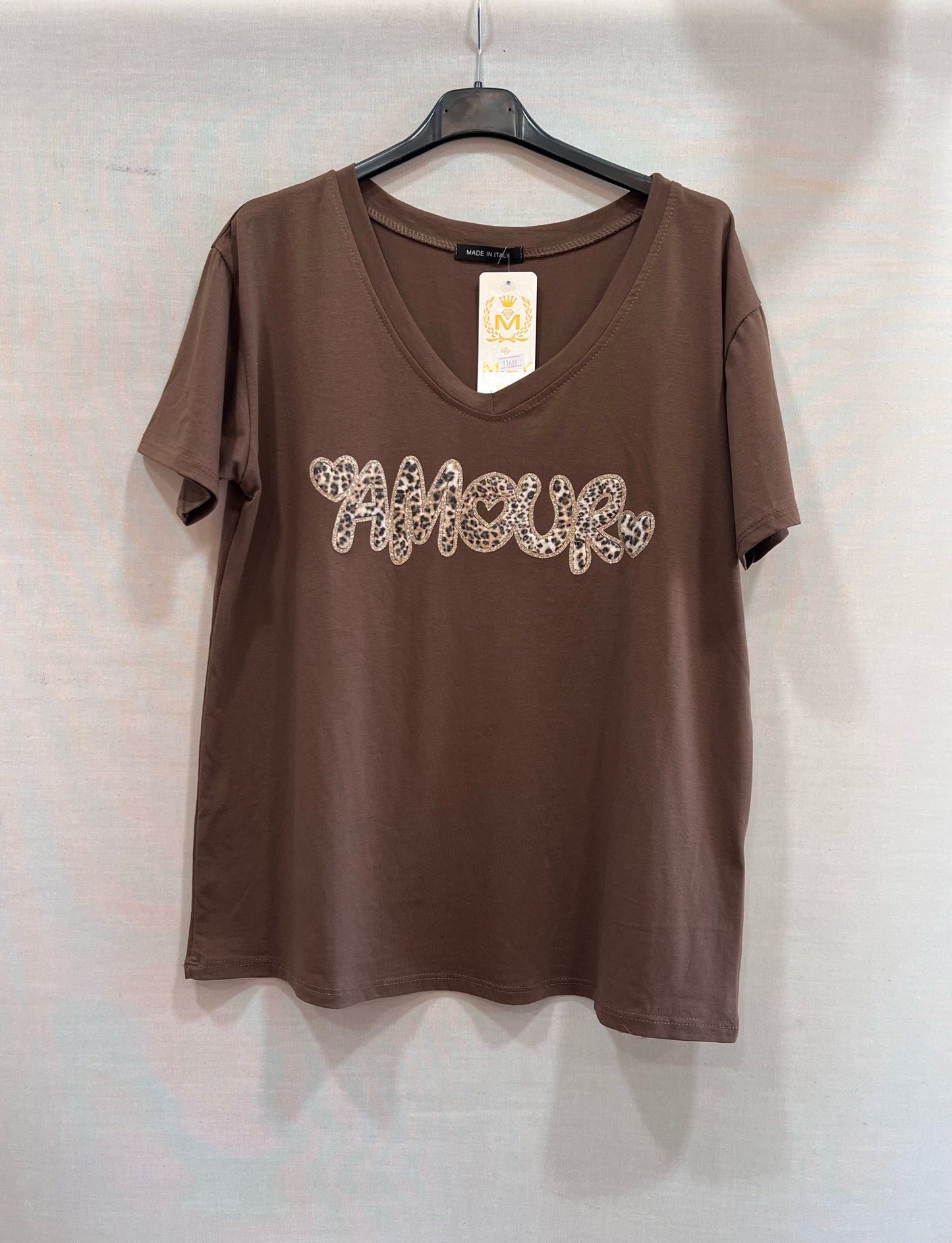 T Shirt Léopard Amour