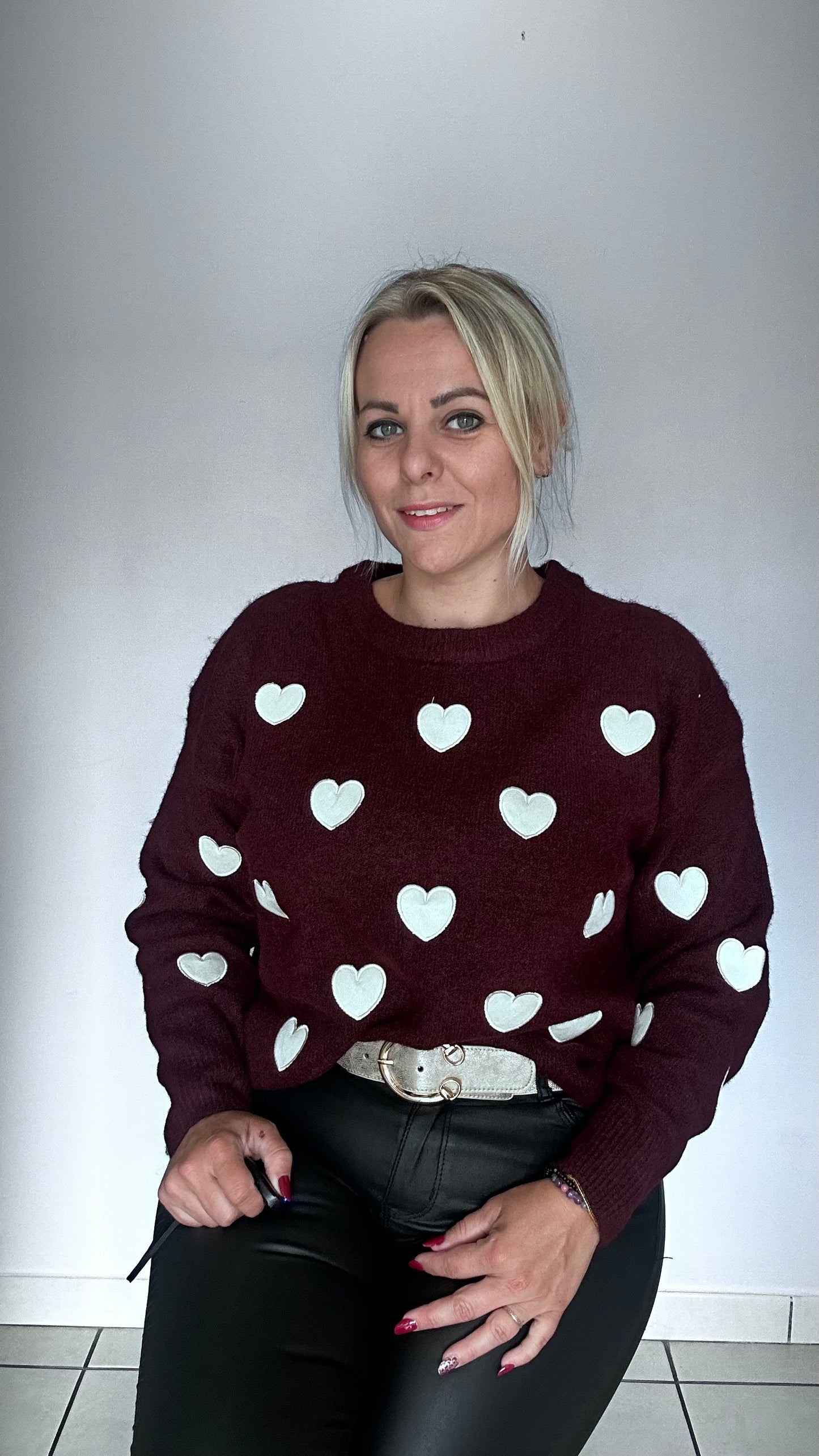 Pull petit coeur
