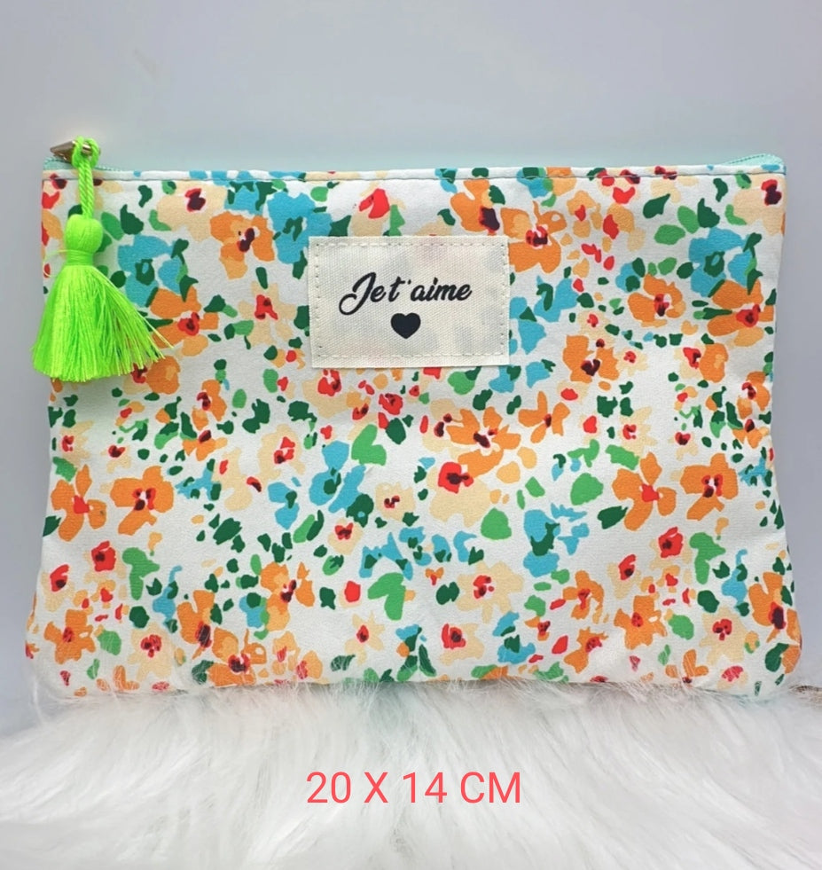 POCHETTE FLEURIE "JE T'AIME"