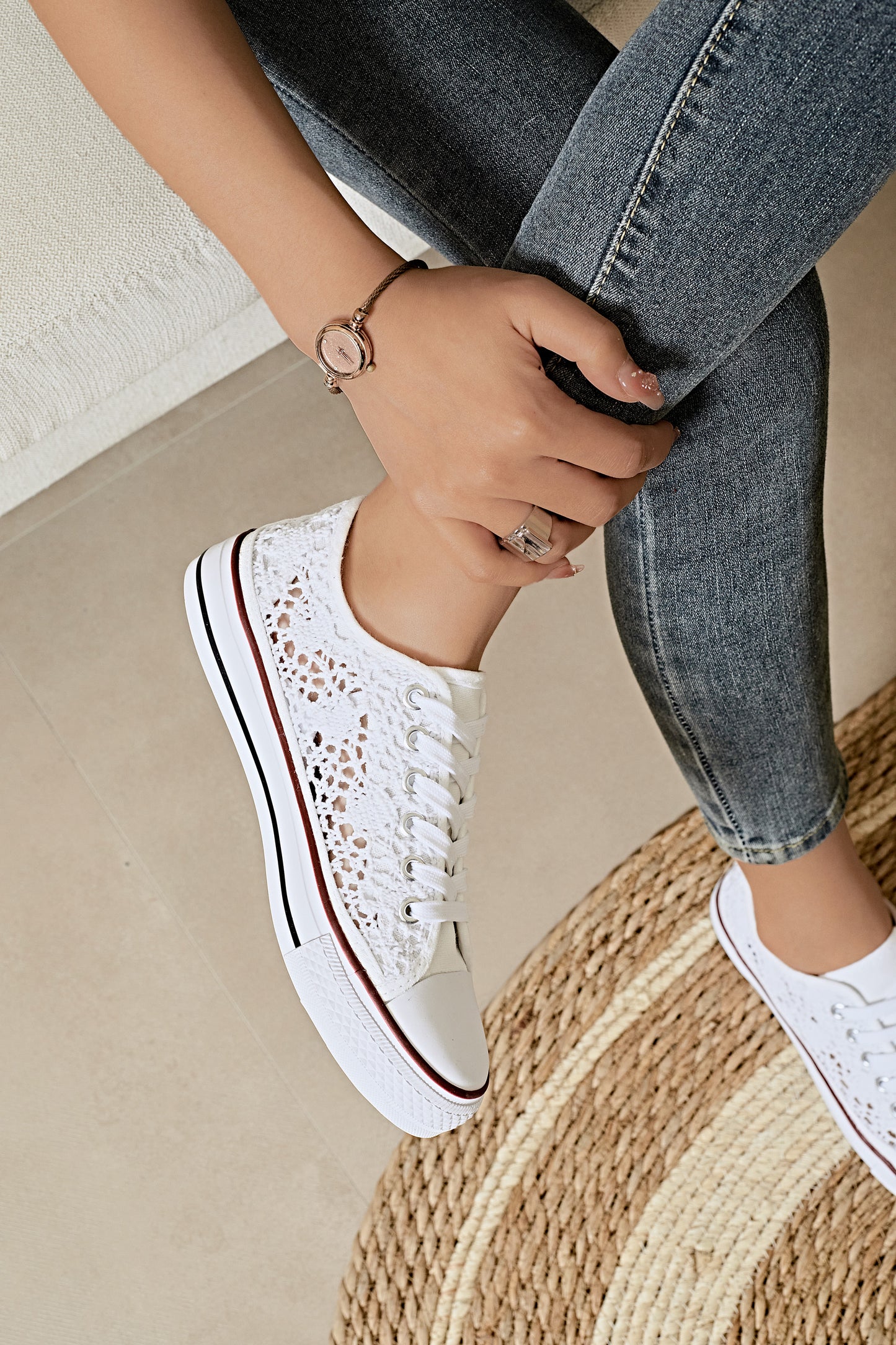 Baskets blanches