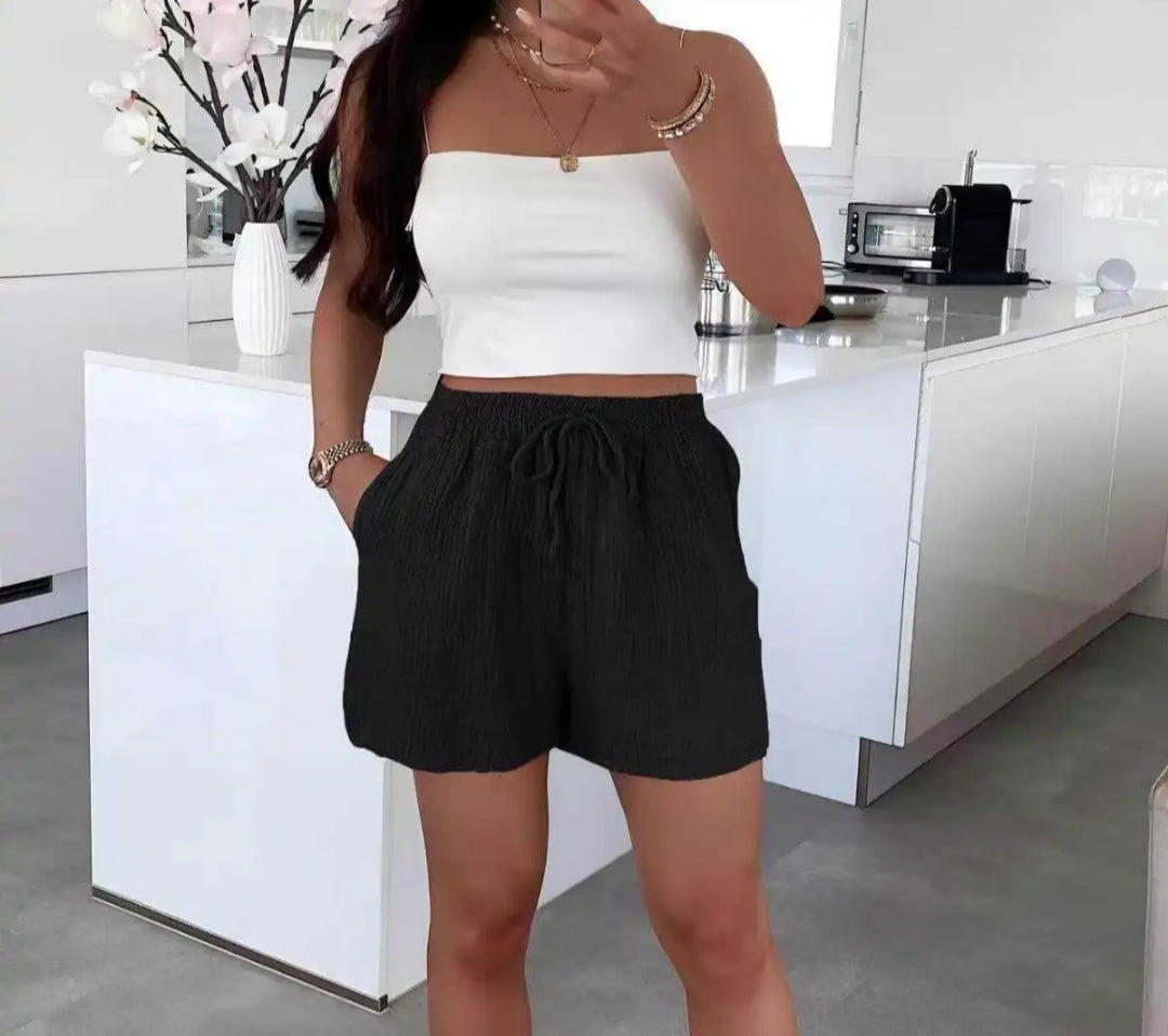Short en gaze de coton