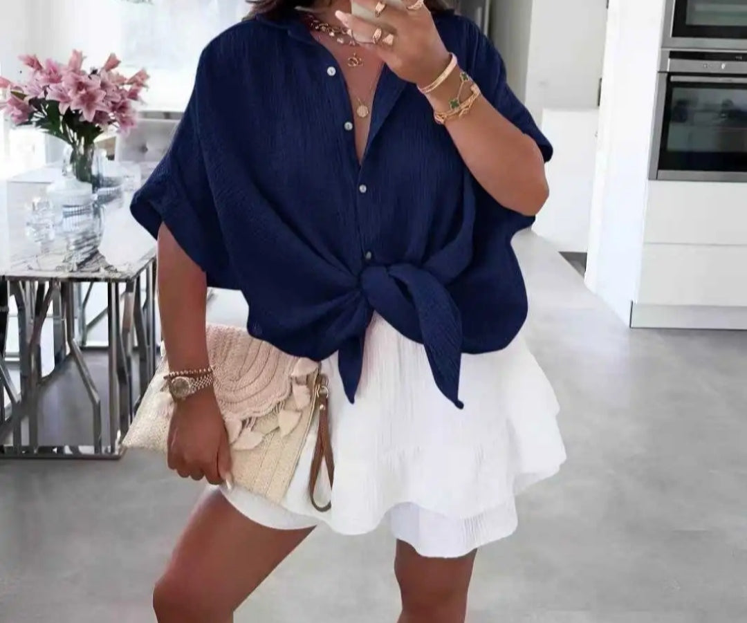 Chemise en gaze de coton