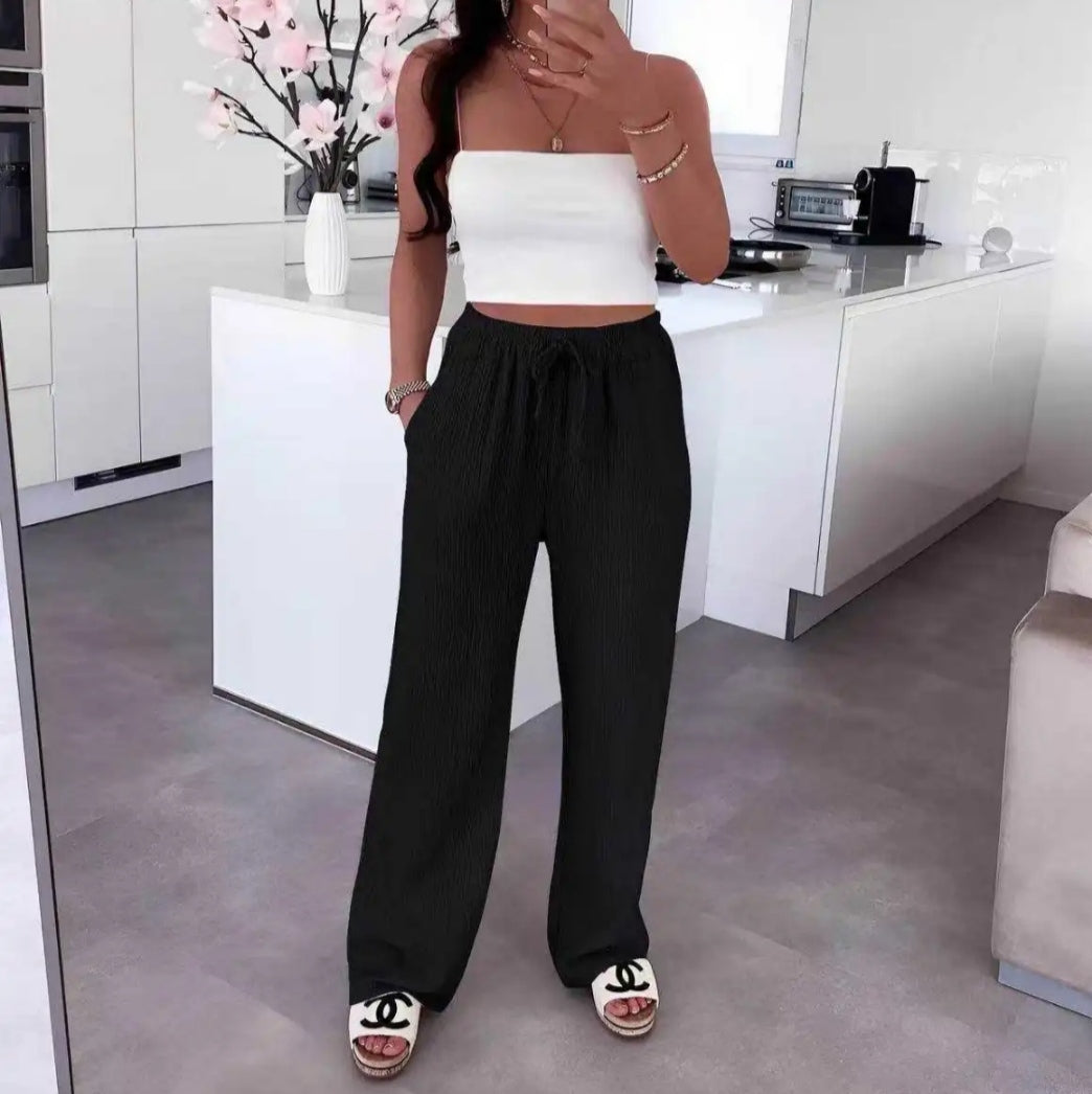 Pantalon gaze de coton