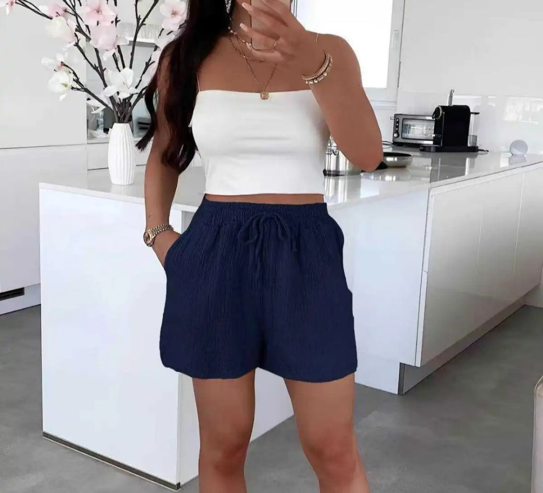 Short en gaze de coton