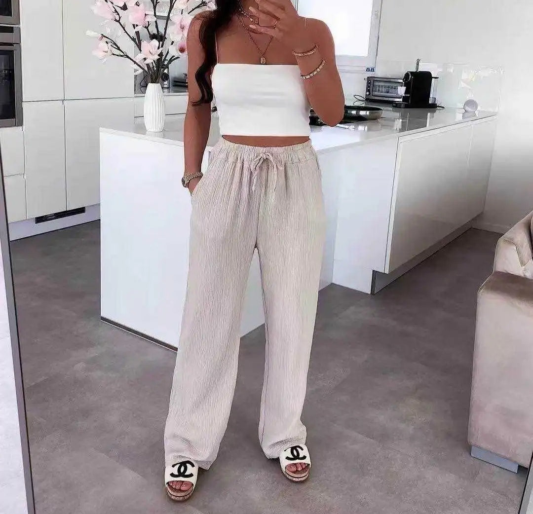 Pantalon gaze de coton
