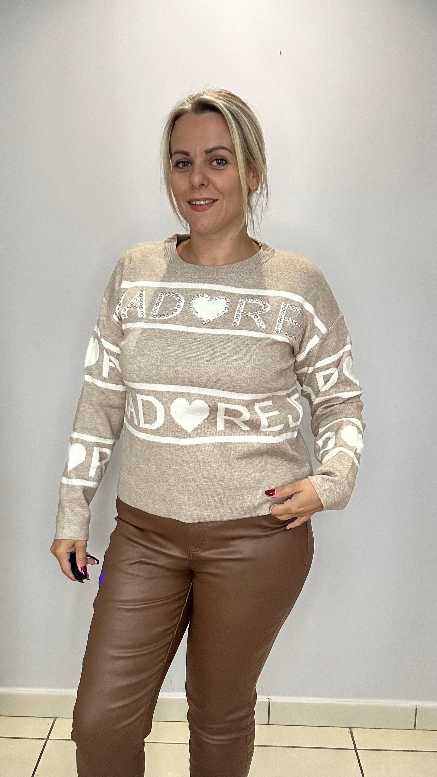 Pull « j’adore »