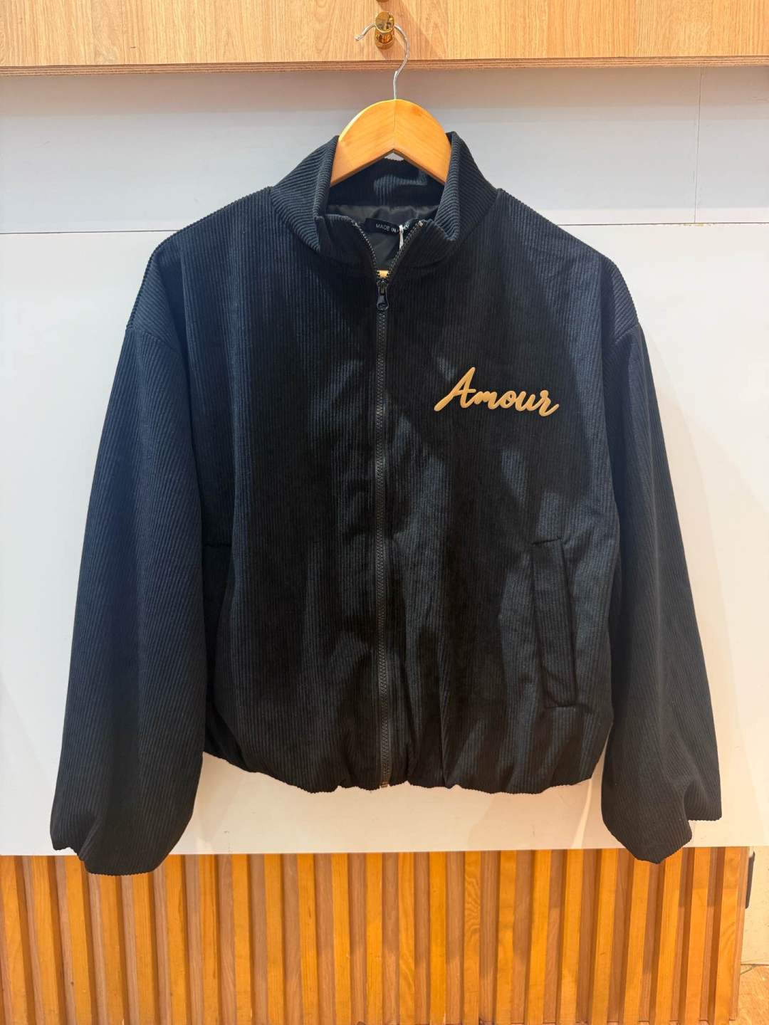Veste en velours « Amour » 🤎