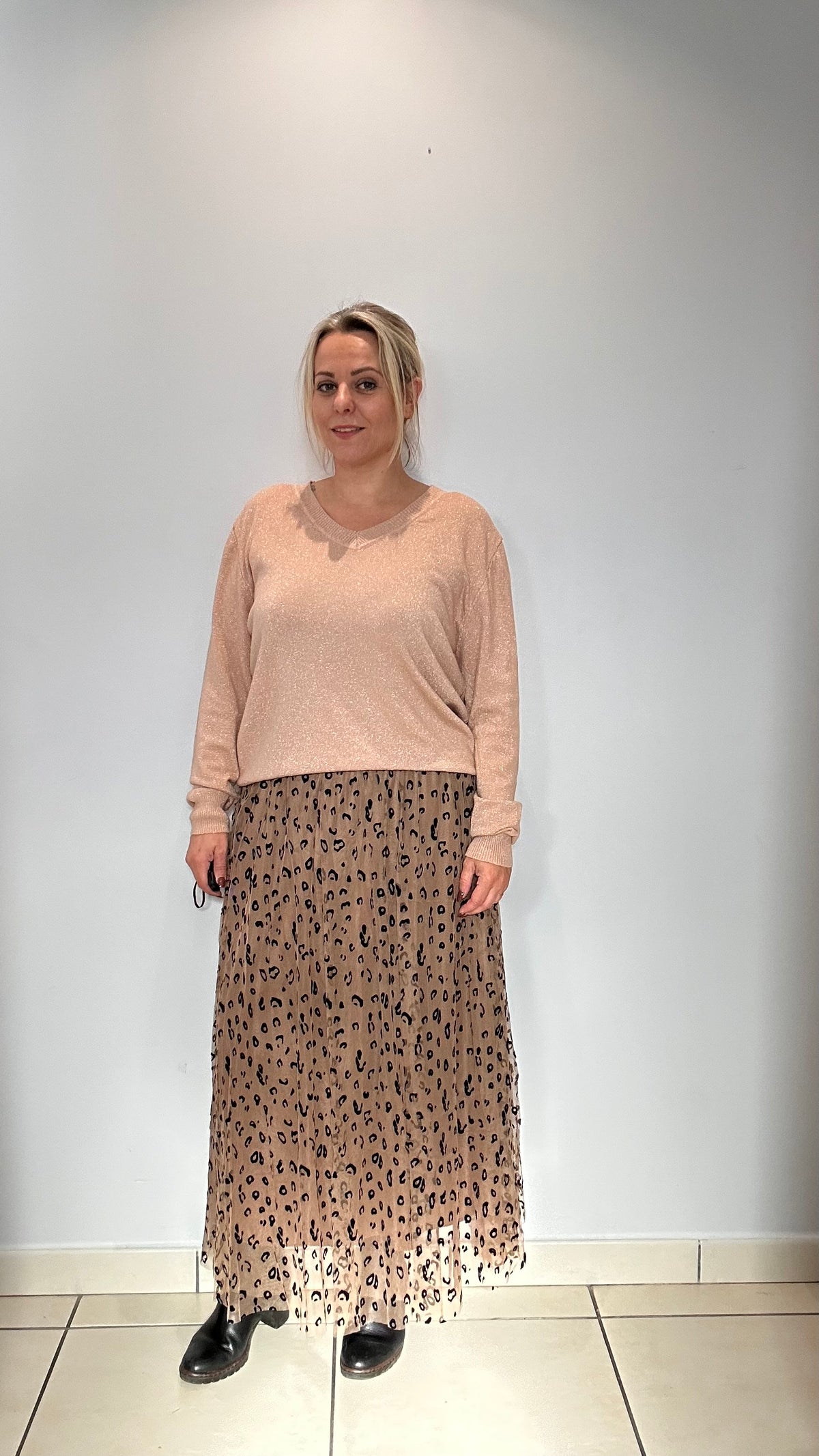 Jupe imprimée animalier 🤎