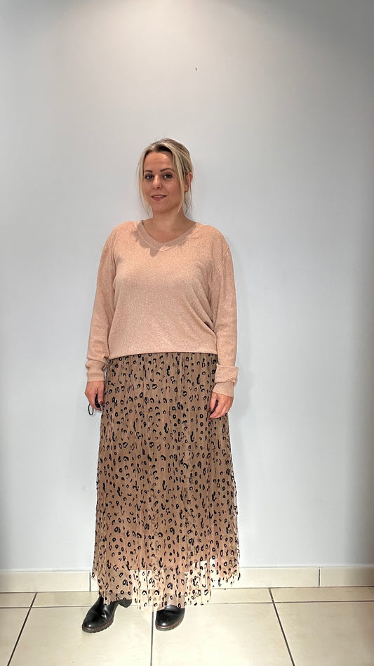 Jupe imprimée animalier 🤎