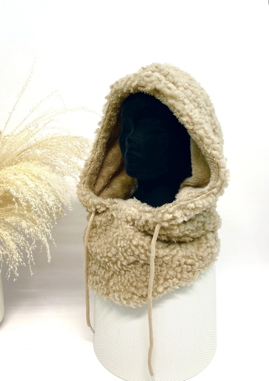 CAGOULE CHAUDE EN POLAIRE TENDANCE ET CONFORTABLE