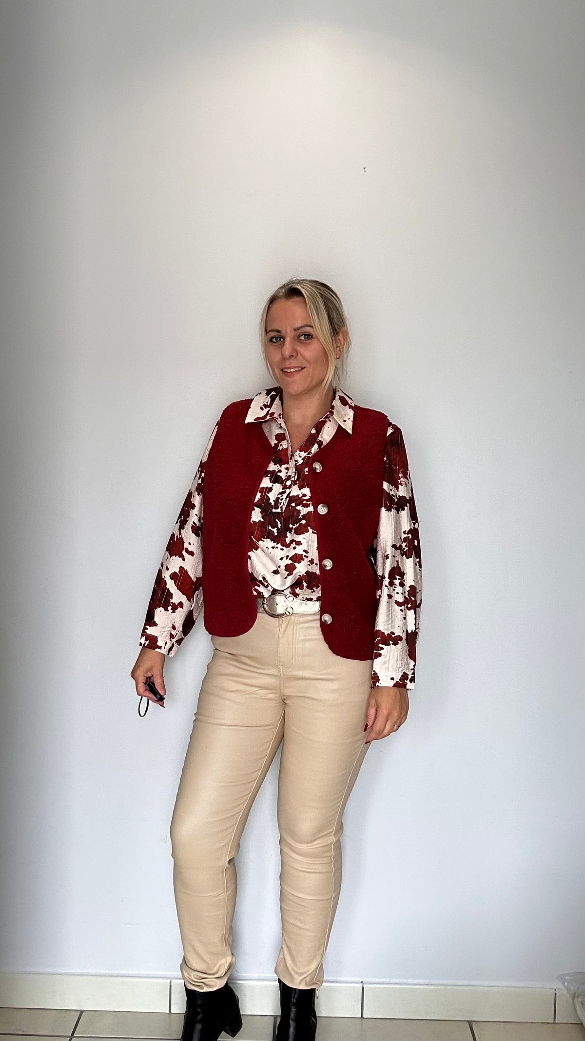 Blouse fluide et élégante