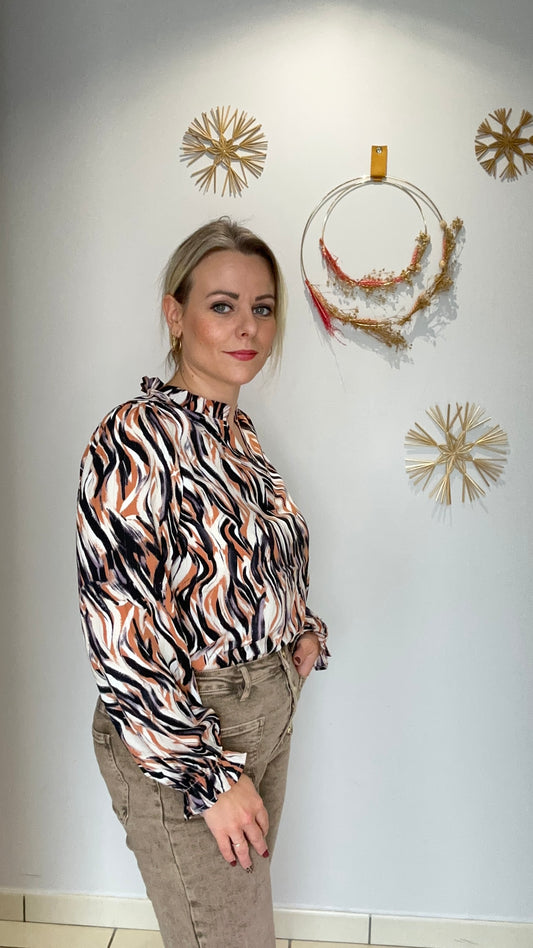Blouse tendance imprimée