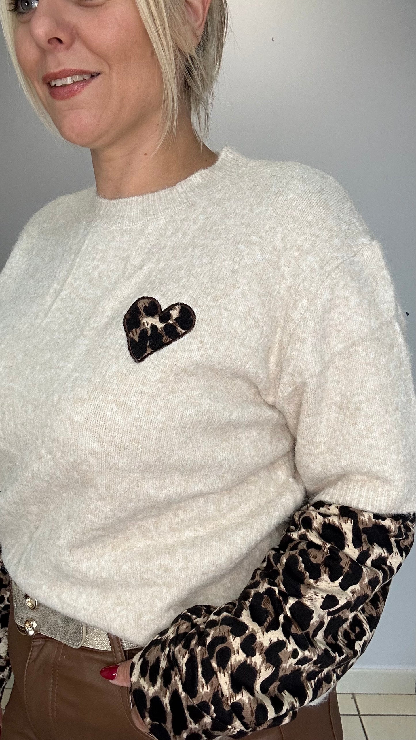 🐆🤎 Magnifique pull 🤎🐆