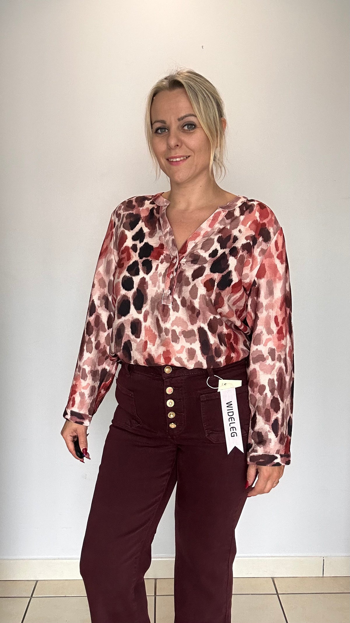 Blouse bordeaux
