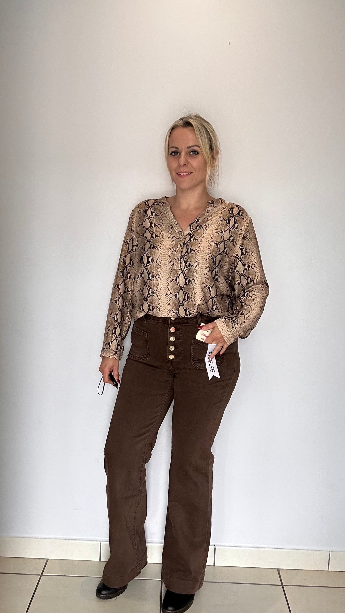 Blouse effet serpent 🐍