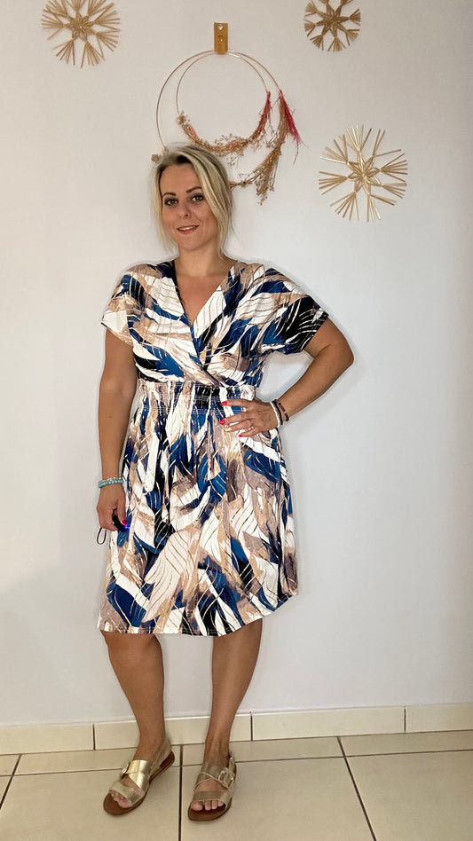 Robe manches courtes ( J2239-61)