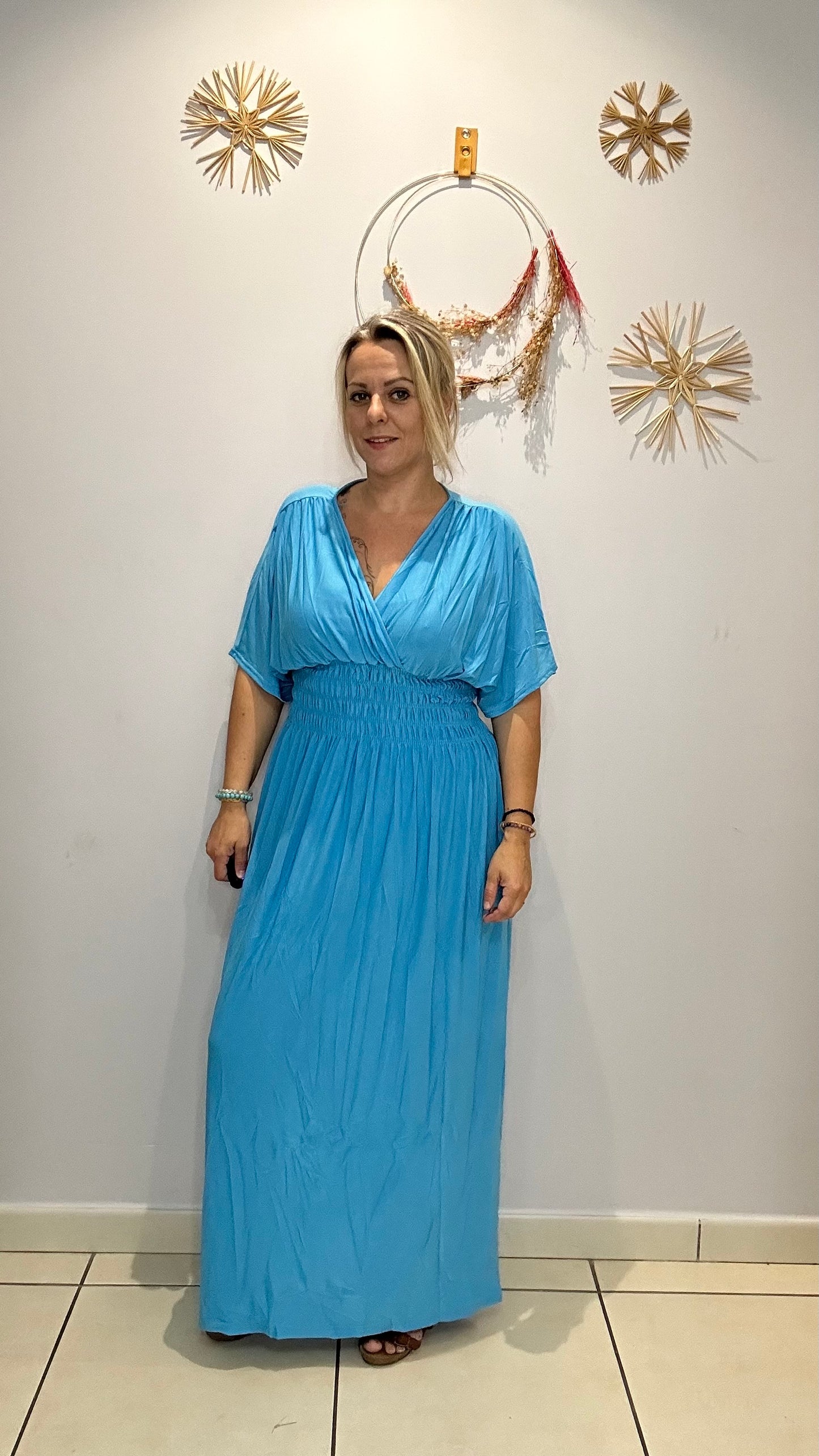Robe magique longue uni 1966-23
