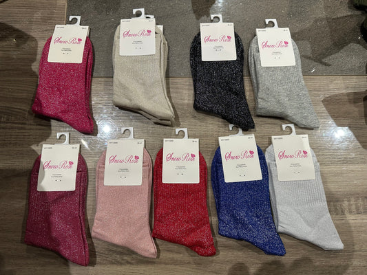 Chaussettes brillantes