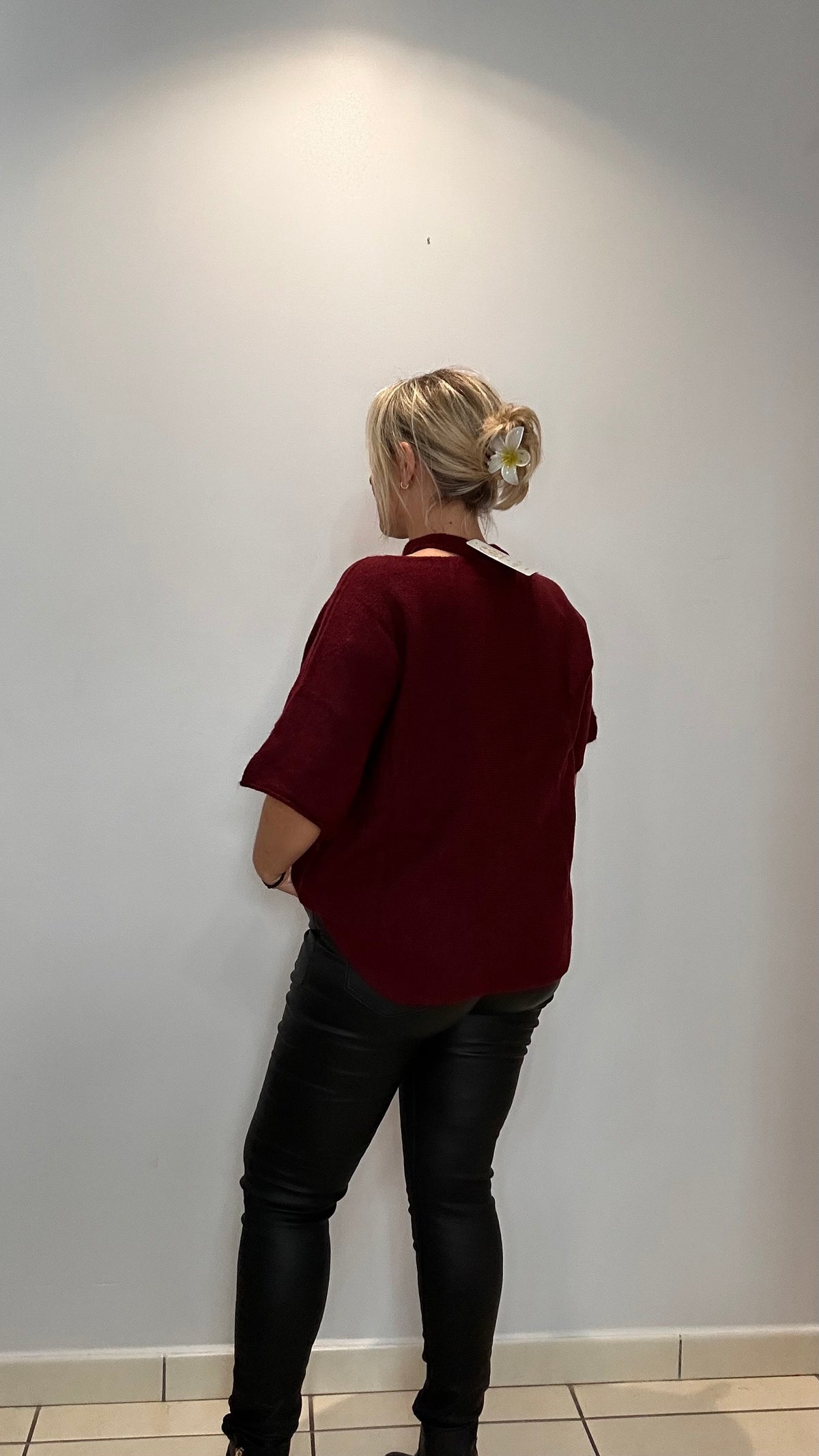 Petit pull ample et élégant