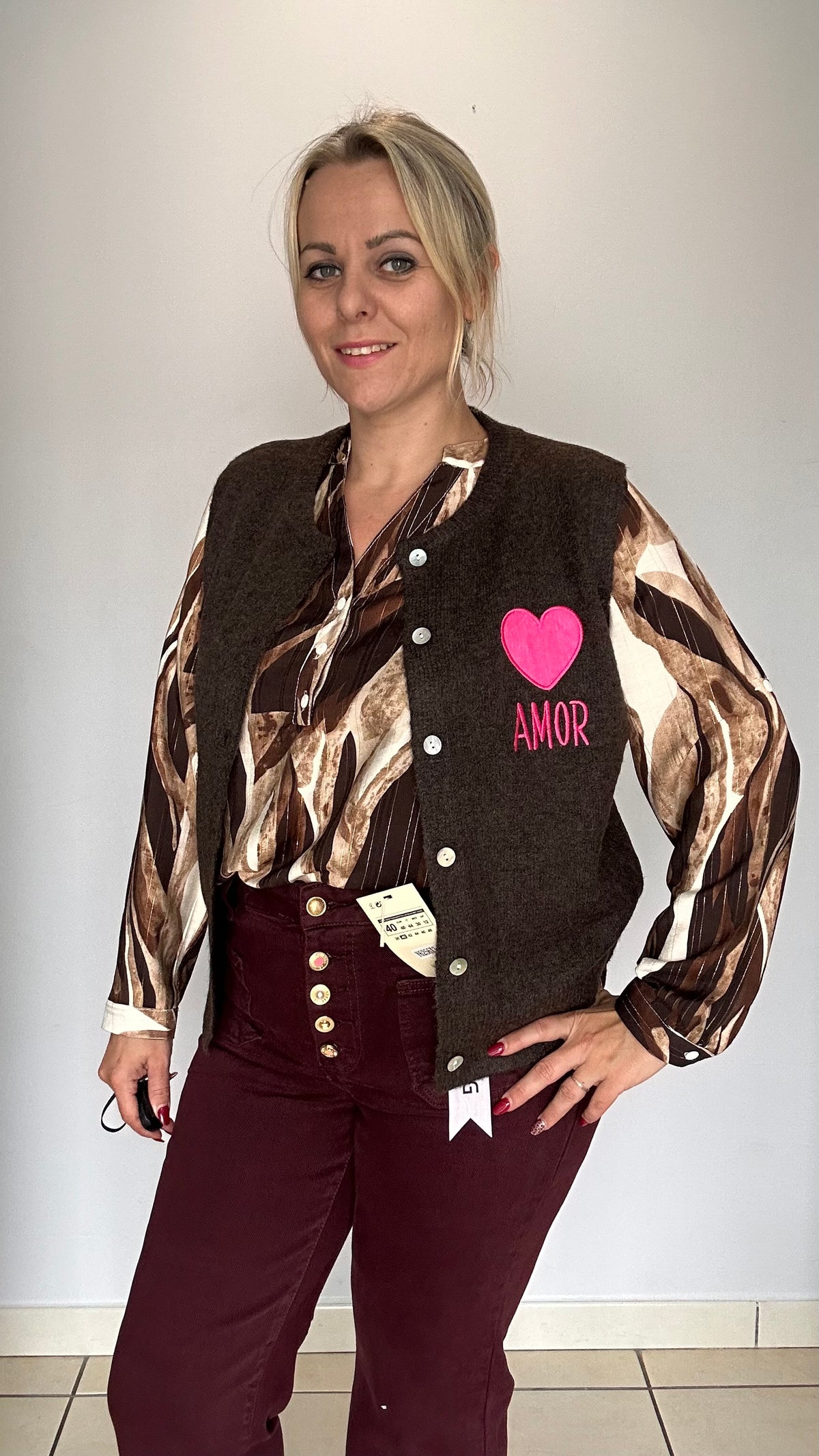 Gilet « Amor » 🤎🍷