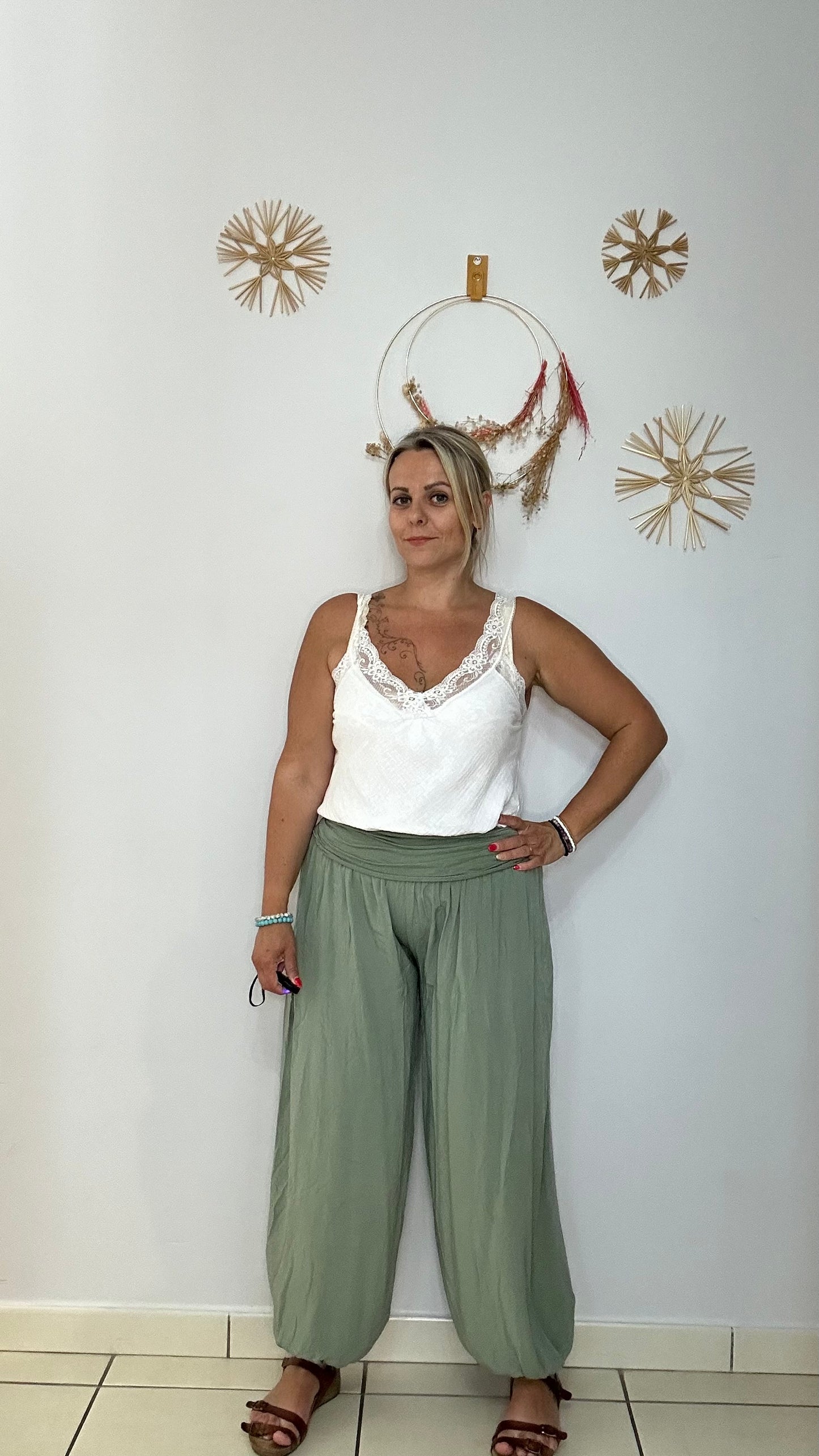 Pantalon en viscose
