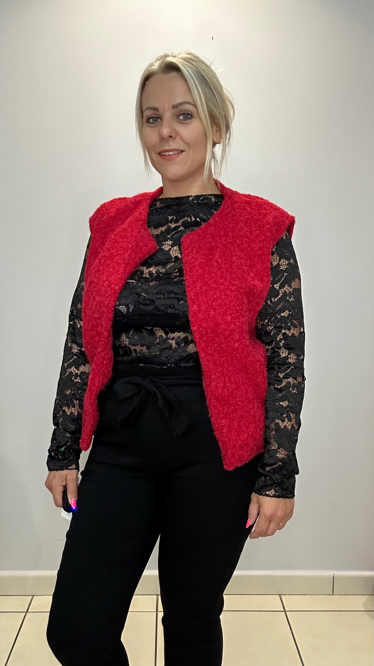 gilet sans manches à poches