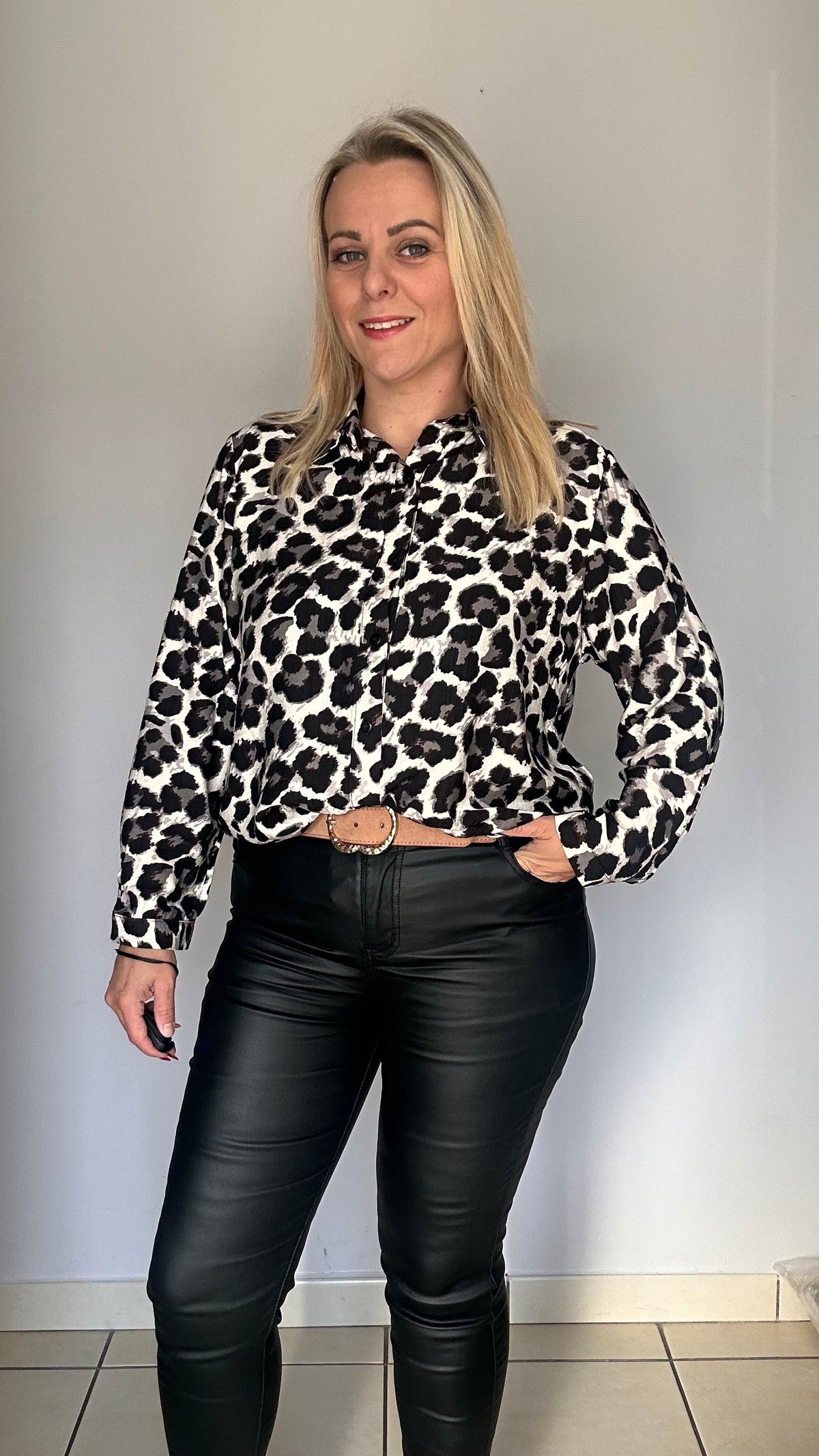 🐆 Chemise léopard