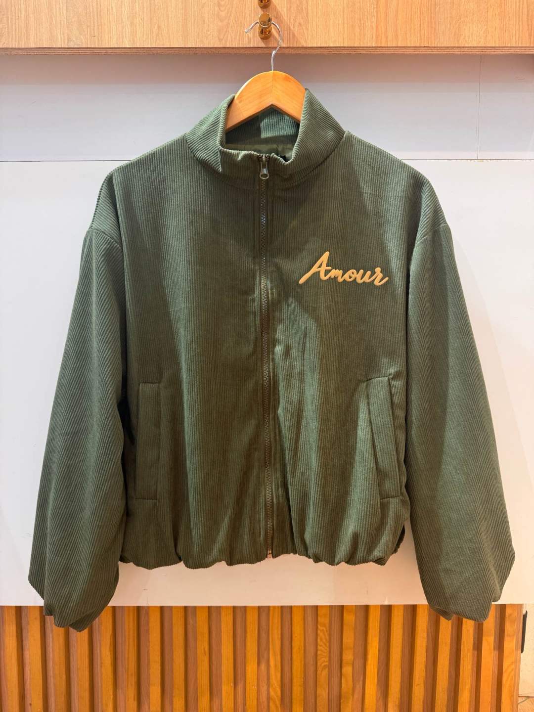 Veste en velours « Amour » 🤎