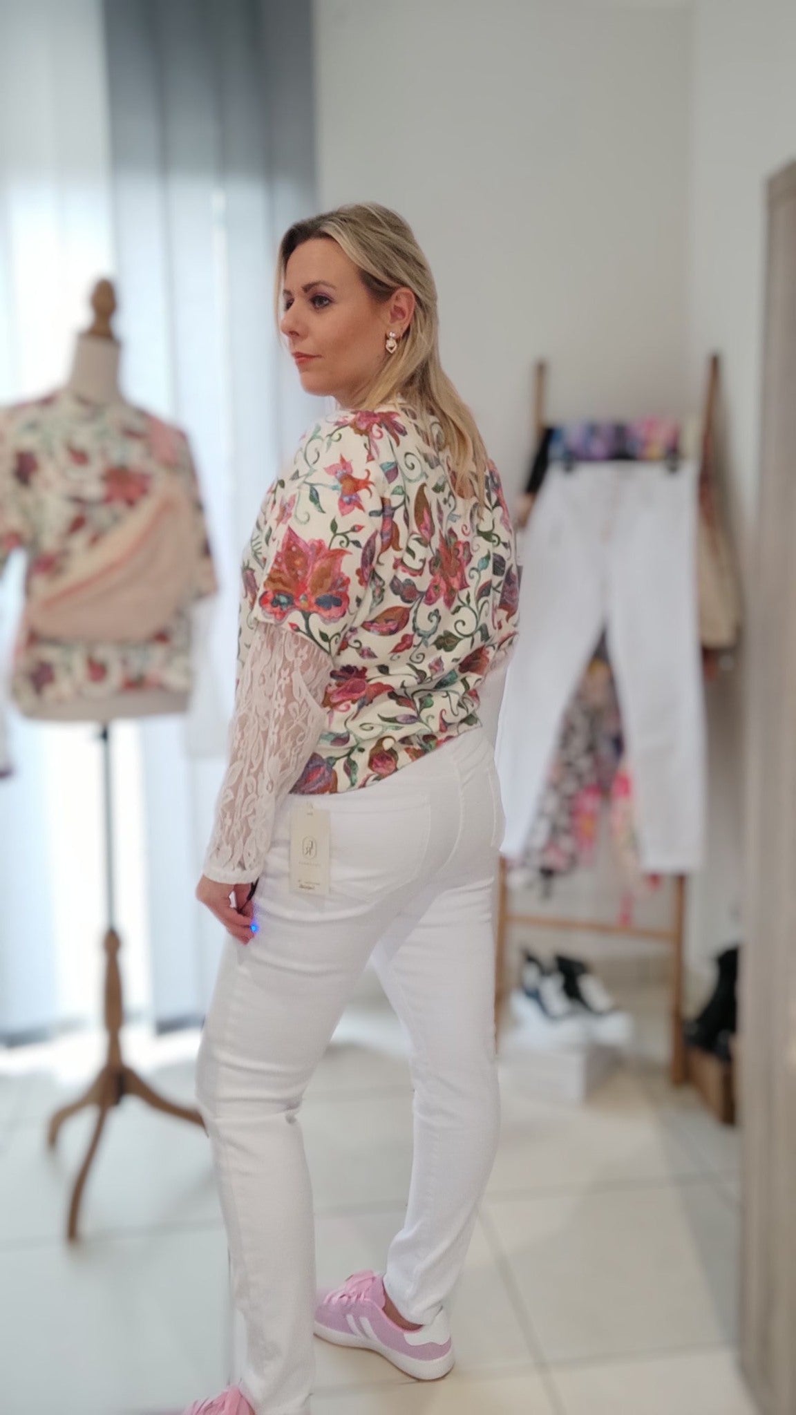 jean skinny blanc