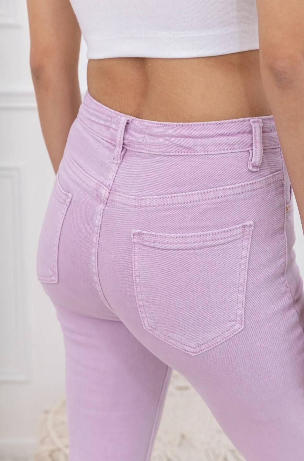 jean skinny mauve
