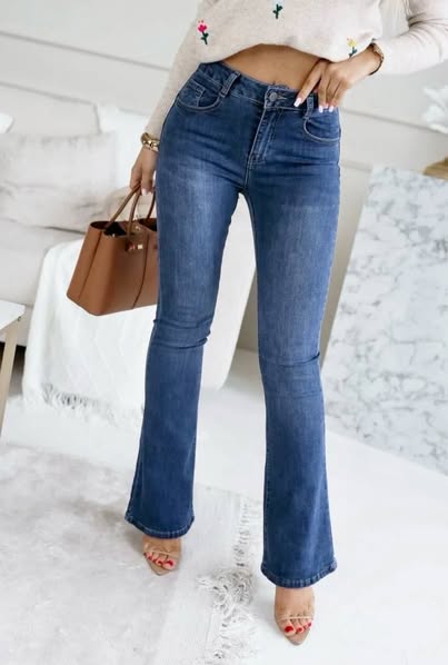 jeans, coupe évasée
