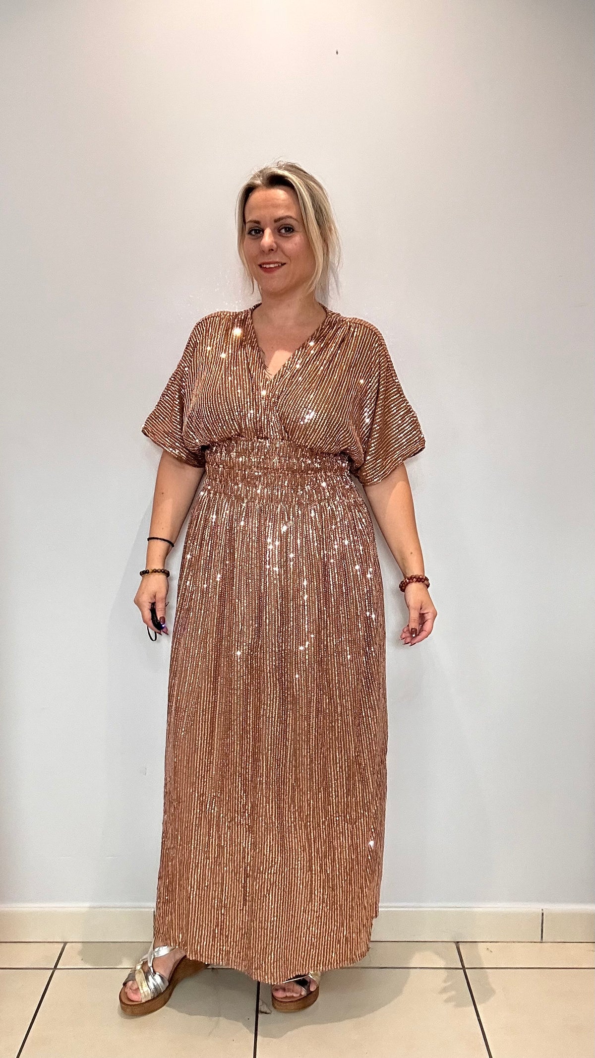 Robe Magique Longue à Sequins ✨