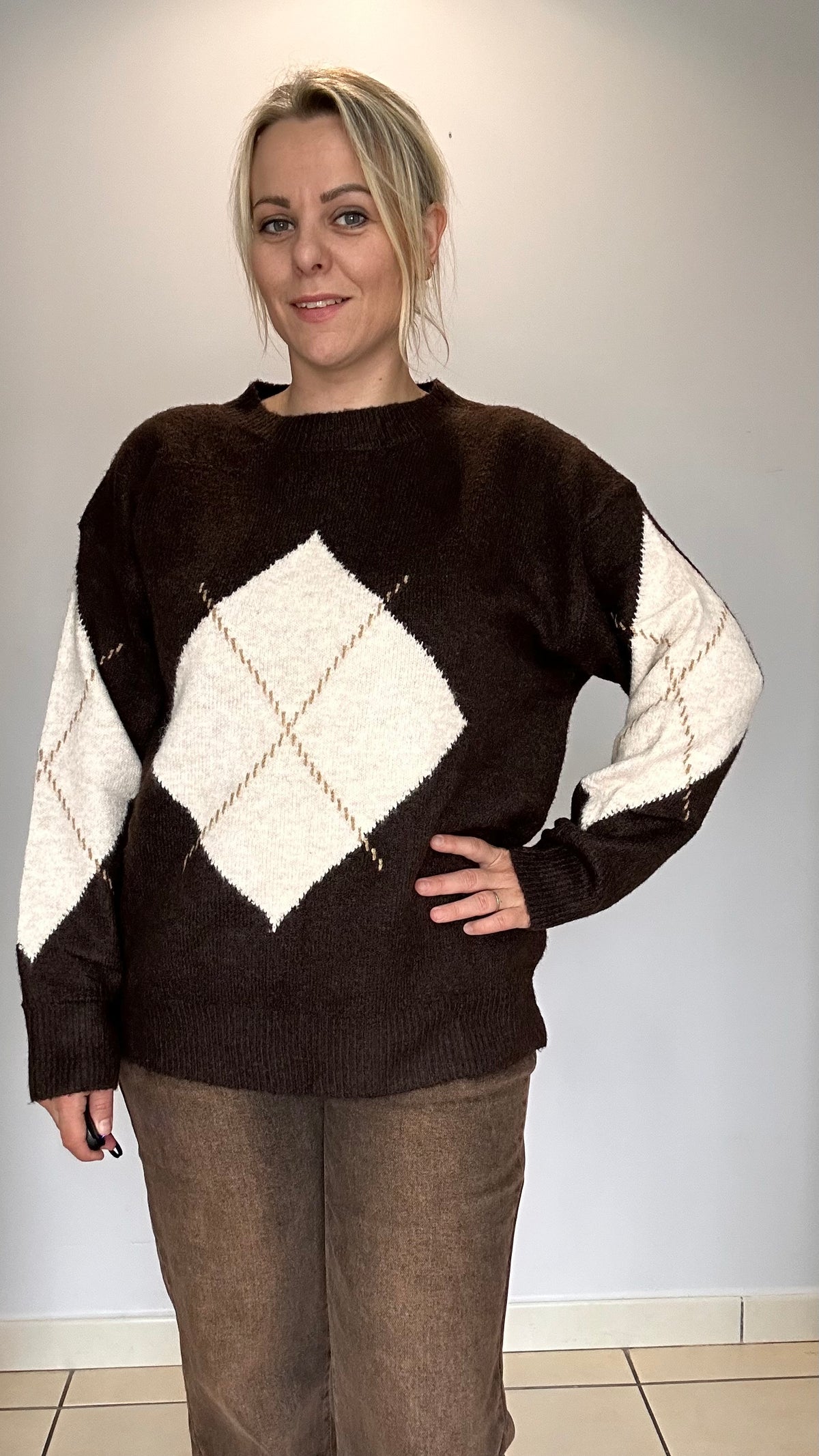 🤍 Nouveau pull tout doux marron