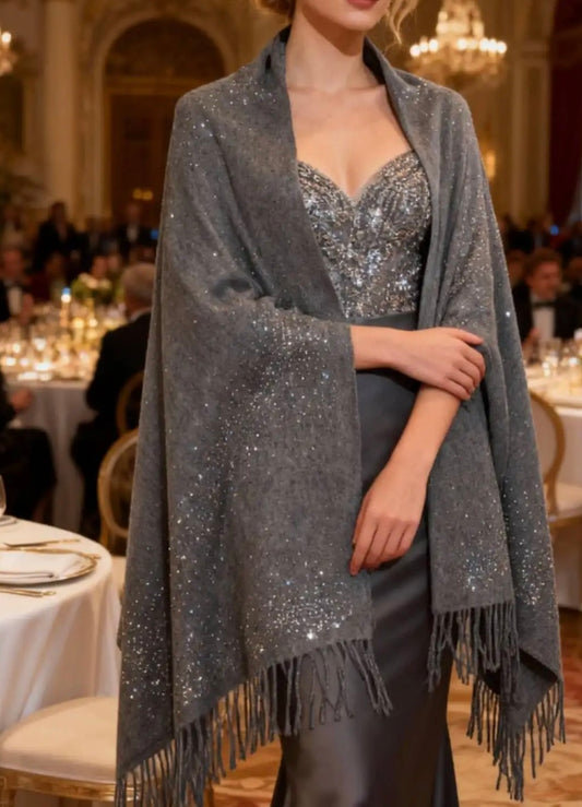 Écharpe douce à strass