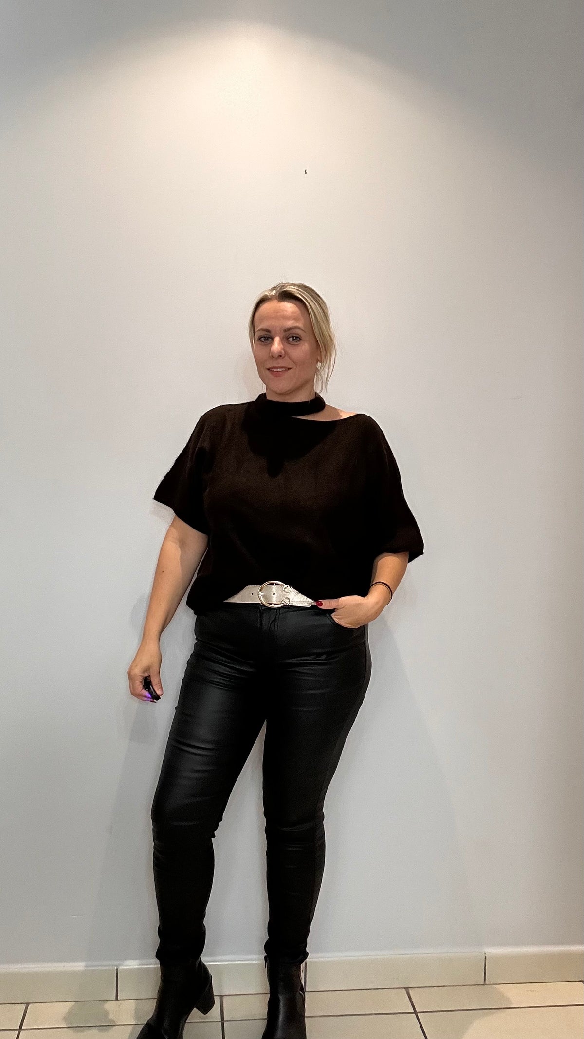 Petit pull ample et élégant