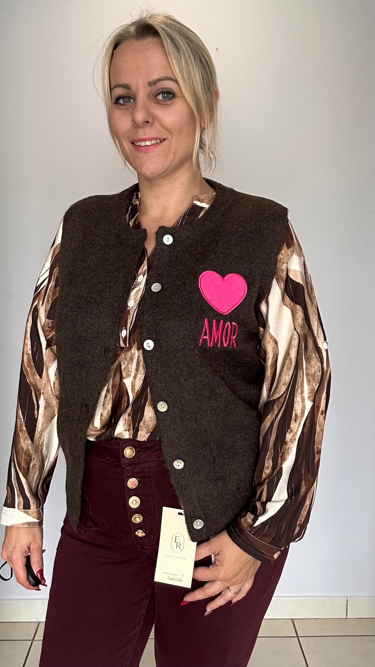 Gilet « Amor » 🤎🍷
