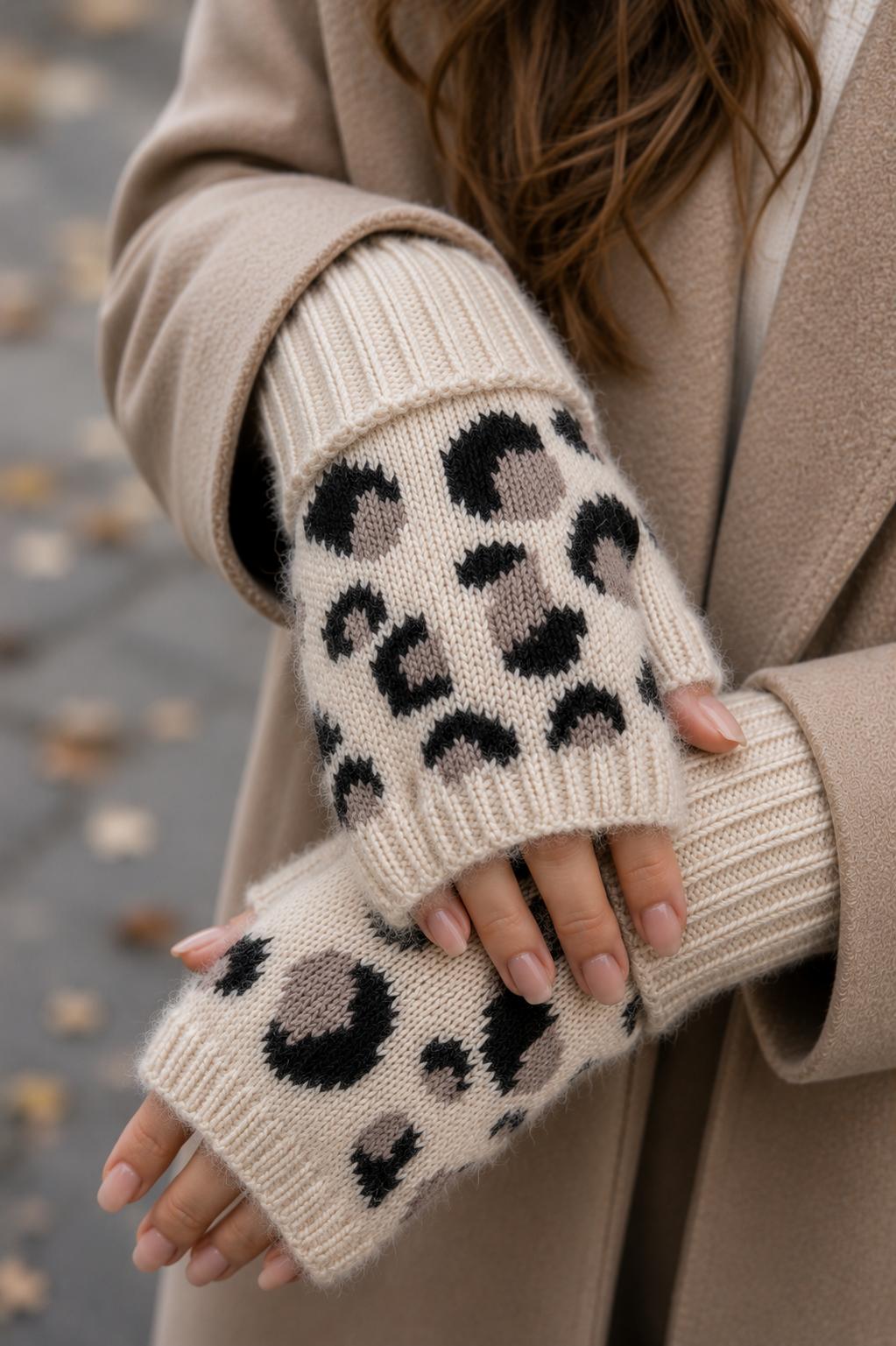 Mitaines motif léopard 🐆
