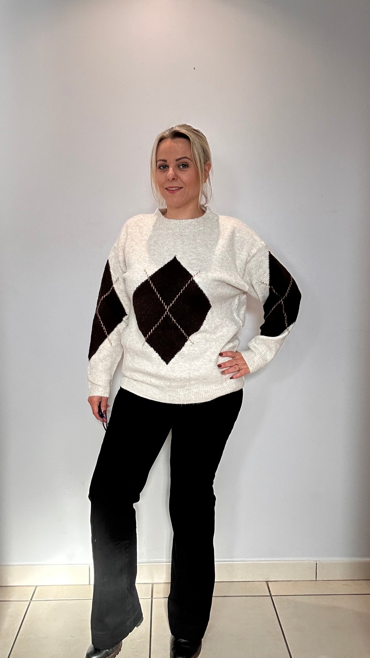 🤍 Nouveau pull tout doux écru
