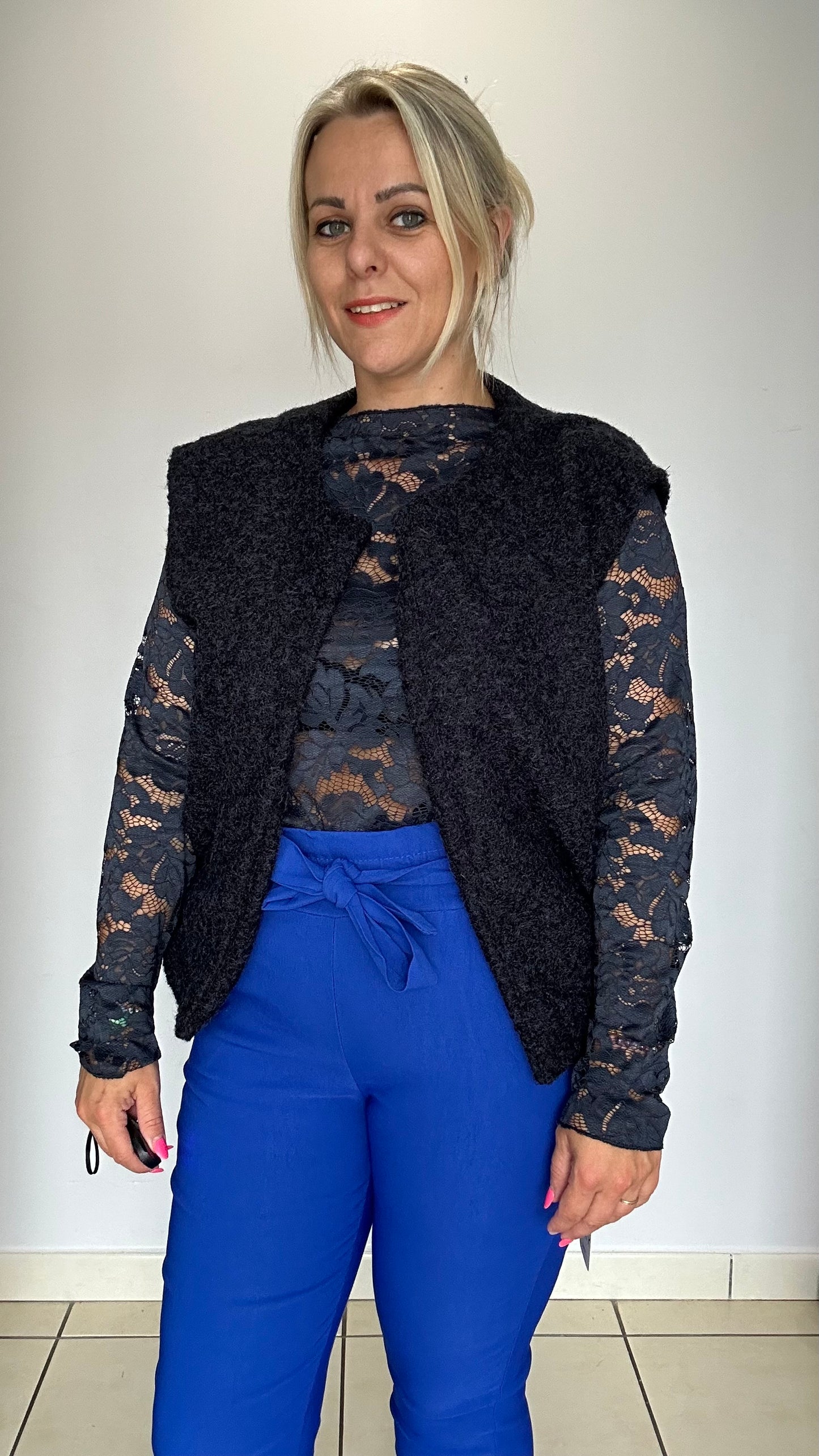 gilet sans manches à poches