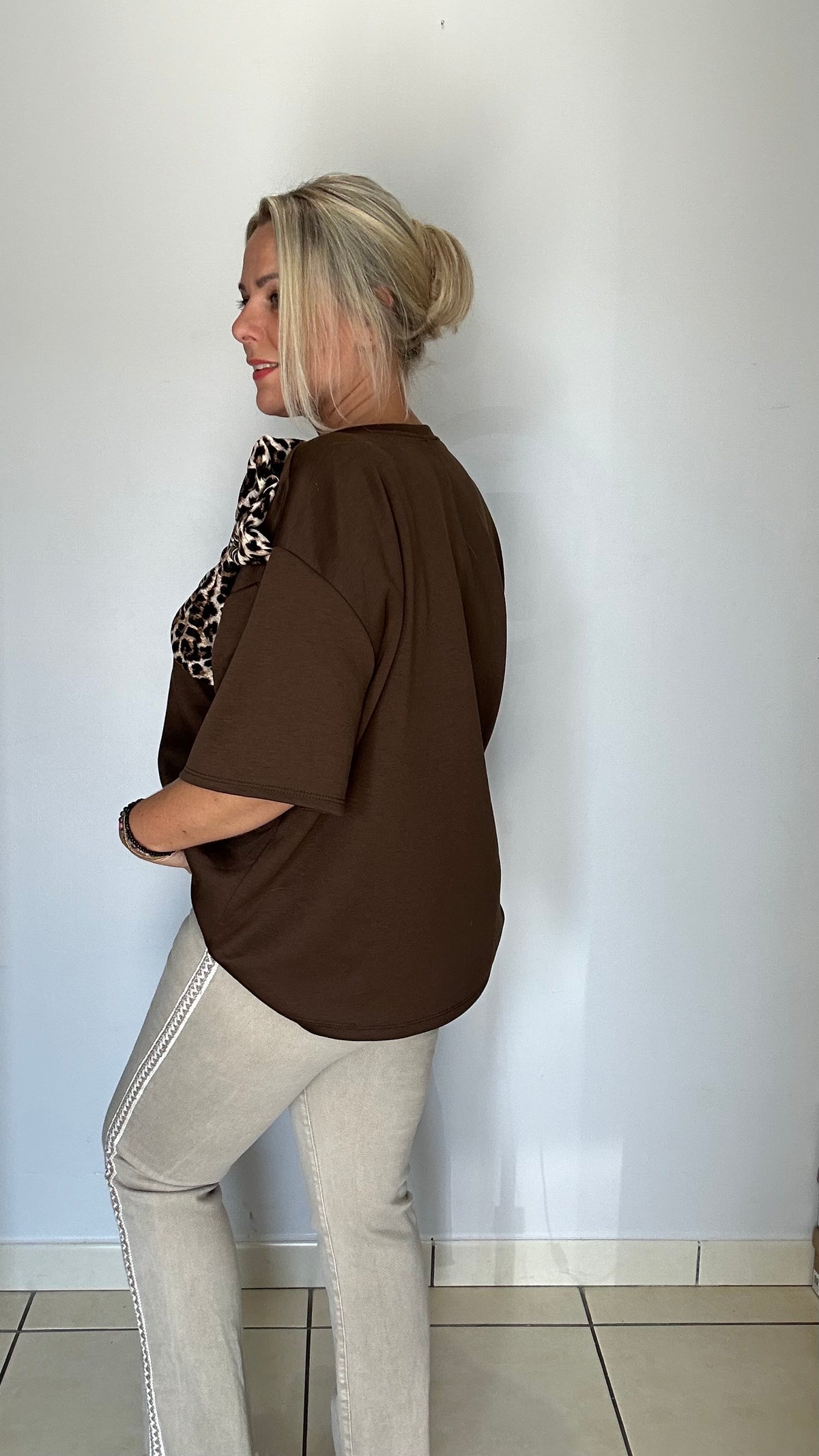 T-shirt élégant col rond