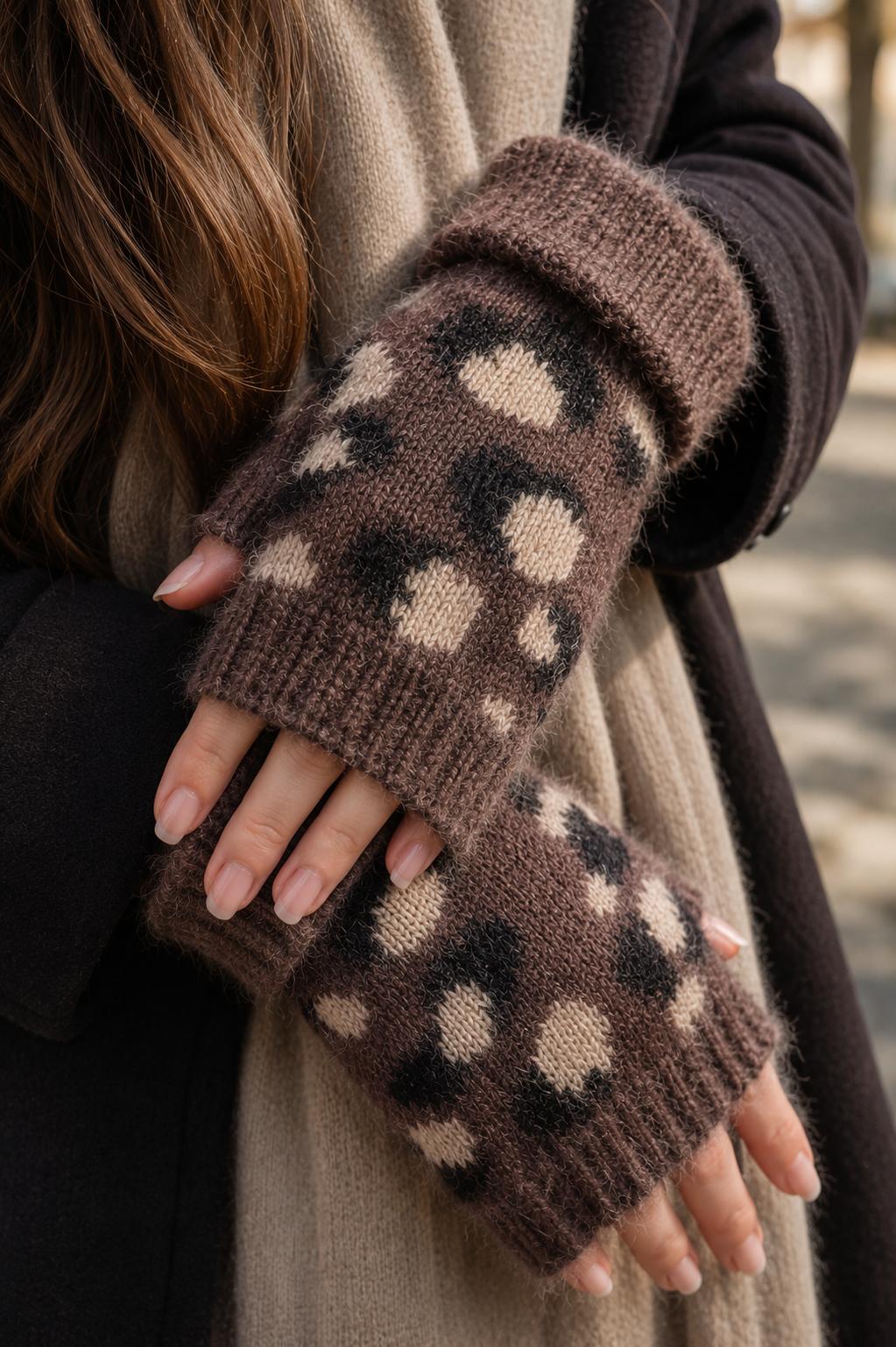 Mitaines motif léopard 🐆