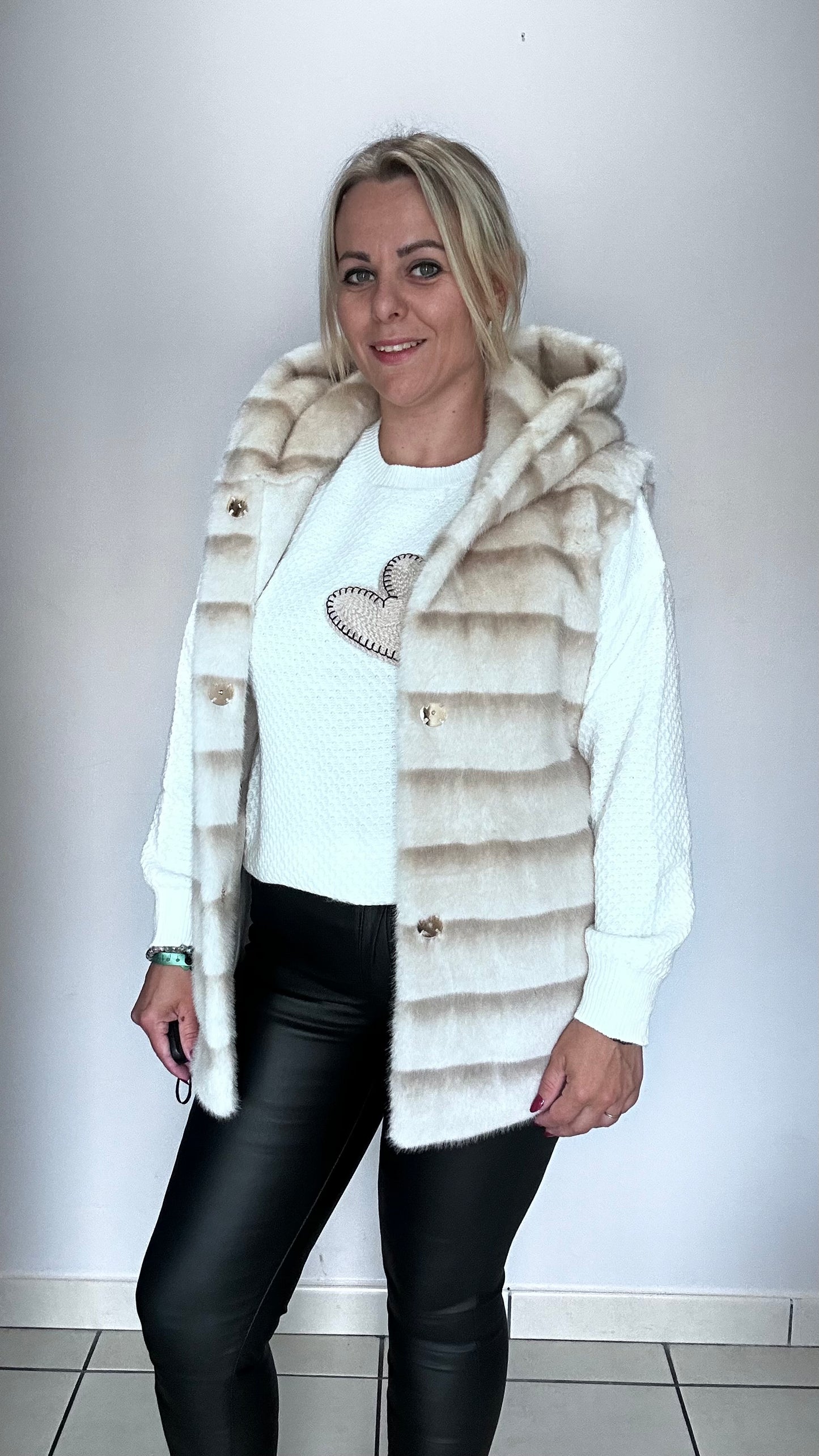 🐆 manteau en fausse fourrure
