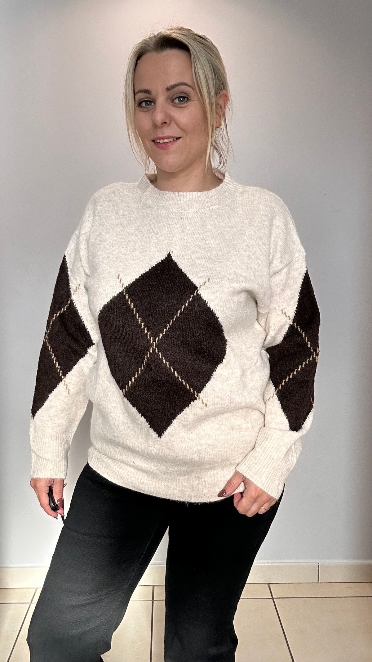 🤍 Nouveau pull tout doux écru